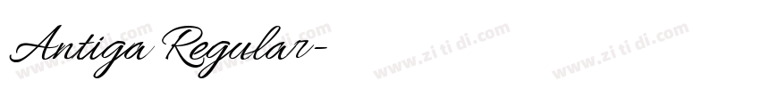 Antiga Regular字体转换 Antiga Regular字体转换